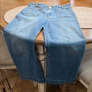 Women's anthropology, MAEVE, the Colette,28 So, So Soft, Wide Leg Jeans Lgt Blue